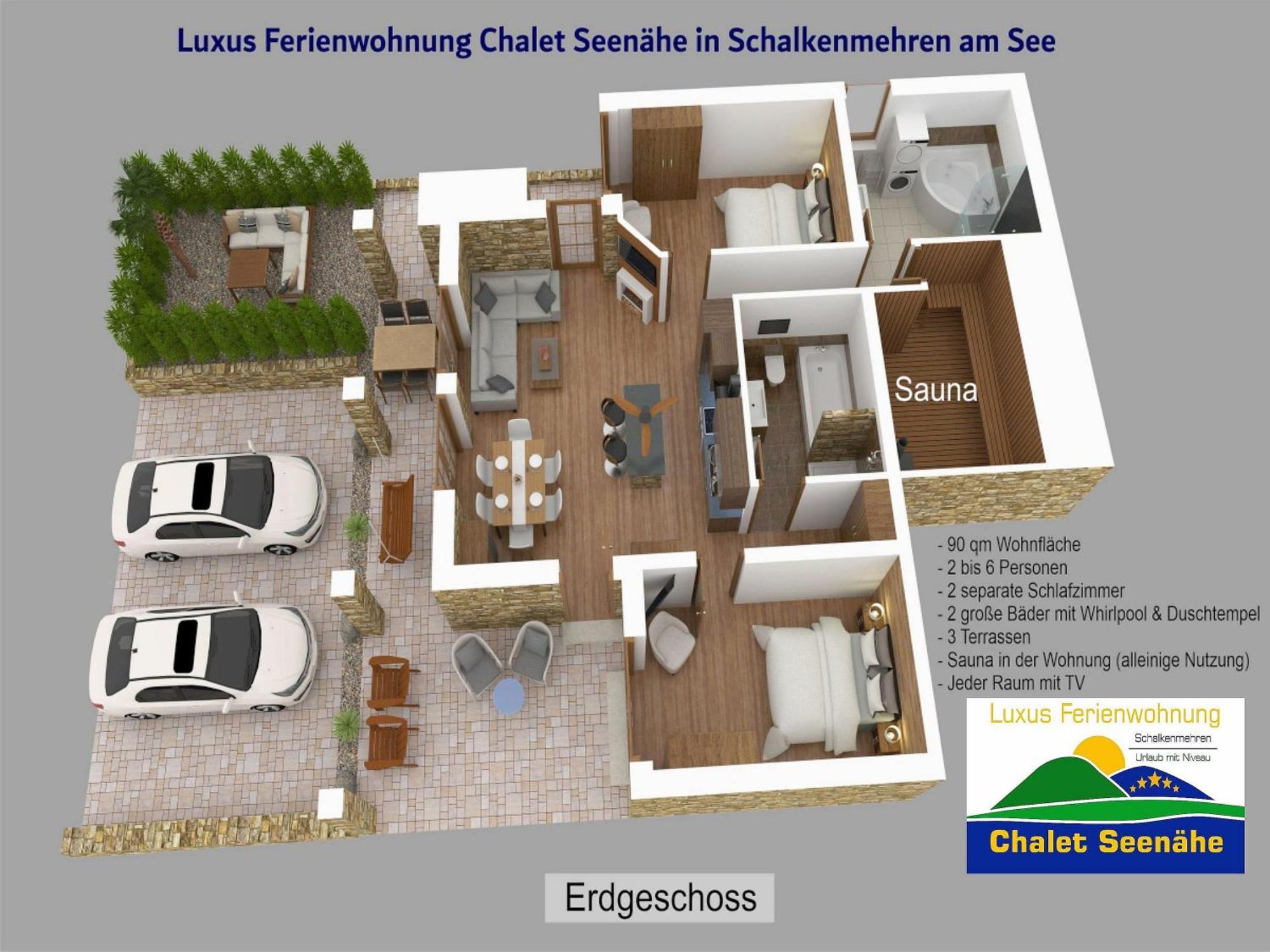 Luxus Ferienwohnung Chalet Seenaehe Schalkenmehren Kültér fotó